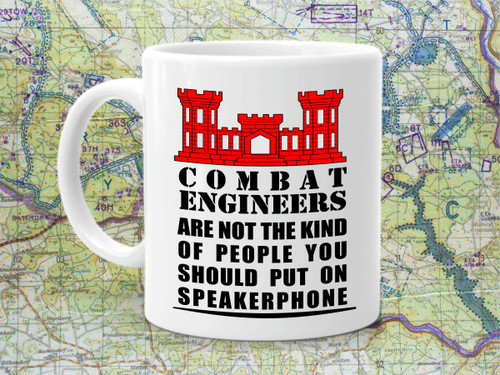 Combat Engineer Not on Speakerphone Coffee Cup