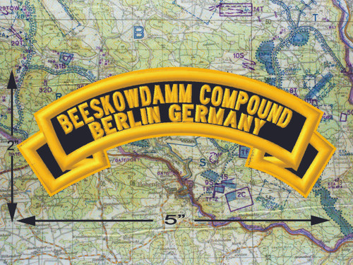 Beeskowdamm Compound Berlin Black Patch