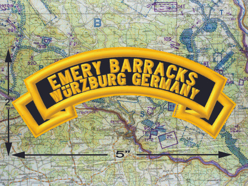 Emery Barracks Wurzburg Black Patch