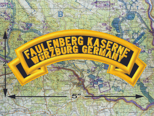 Faulenberg Kaserne Wurzburg Black Patch