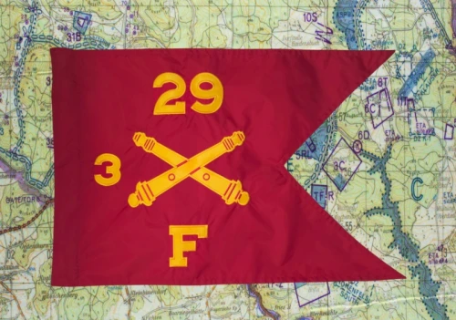 Artillery Guidon 29 / 3 / F