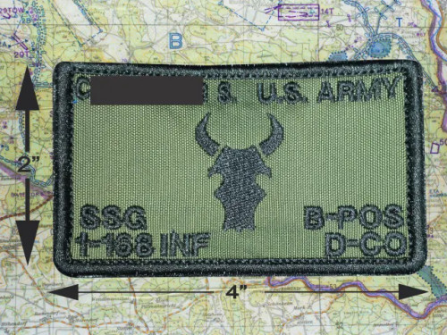 168th Infantry Flak Plate Carrier Patch