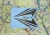 United States Space Force Guidon, Nylon Appliqued Bluebird Base w/ Black 20" X 27 3/4" Pole Hem with Swallowtail