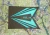 United States Space Force Guidon, Nylon Appliqued Black Base w/ Teal 20" X 27 3/4"