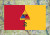 2nd BCT 1st Armor Division Mini Flag For Frame