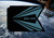 United States Space Force Guidon Black Base w/ Teal For Frame 20" X 27 3/4"