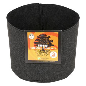 Gro Pro Essential Round Fabric Pot - Black 30 Gallon (30/Cs) Gro Pro Essential Round Fabric Pot - Black 30 Gallon (30/Cs)