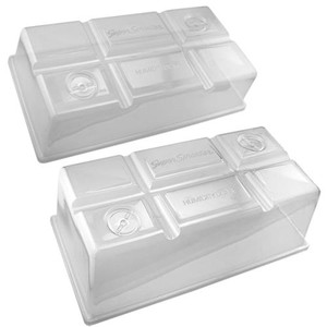 Super Sprouter Ultra Clear Vented Humidity Dome 7 in w/ Light Tracks (35/Cs) Super Sprouter Ultra Clear Vented Humidity Dome 7 in w/ Light Tracks (35/Cs)