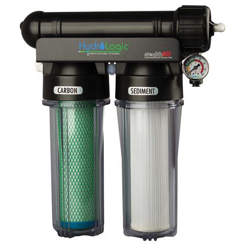 Hydro-Logic Stealth White Membrane Elbows - 1/8InchesNPT x 1/4InchesQC Elbow