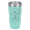 Polar Camel 20 oz. Teal Ringneck Vacuum Insulated Tumbler w/Clear Lid