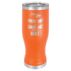 Orange 20 oz. Polar Camel Pilsner w/Clear Lid