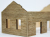 HO Scale - 6" Wood Siding 12" X 4" X 1/16"  Basswood Sheet