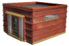 S Scale - Brick Utility Building