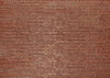 HO Scale - 7 Row Aged American Brick 12" X 6" X 1/16"  Basswood Sheet
