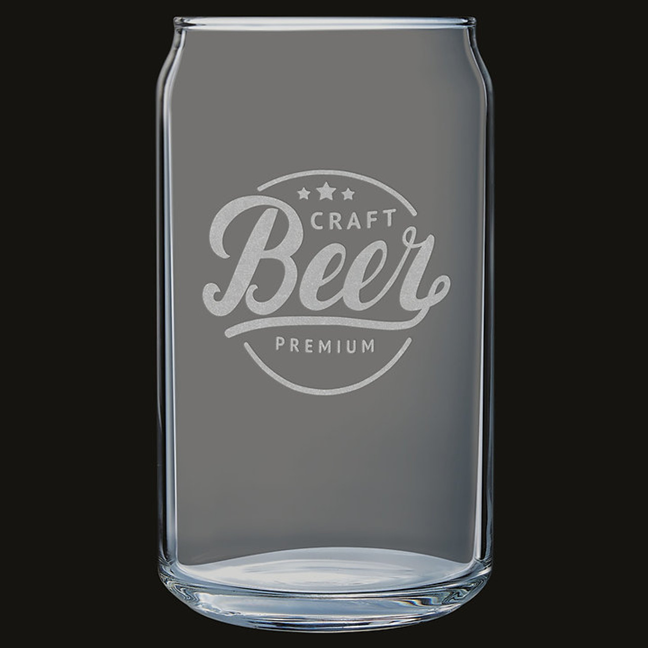 Beer Can Glass Accept Logo Printing Borosilicate Glass 480ml 16oz