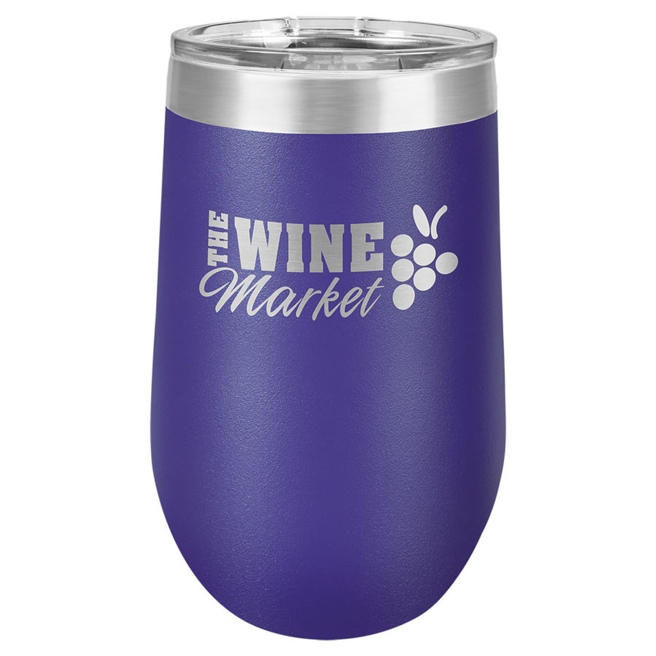 Purple 12oz Polar Camel Vacuum Insulated Wine Tumbler