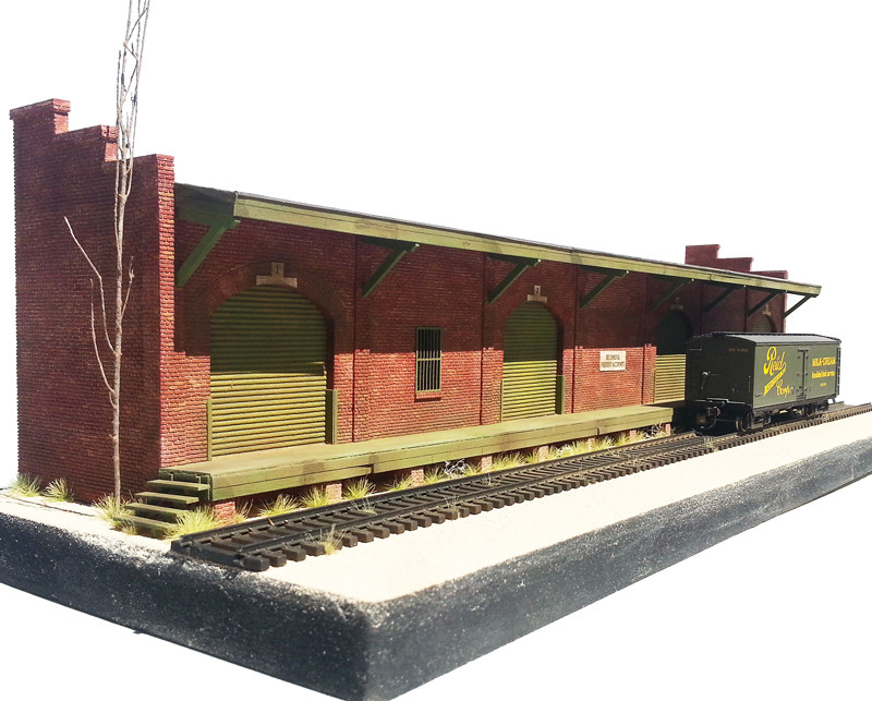 N Scale Freight Depot Flat Kit - Main Image