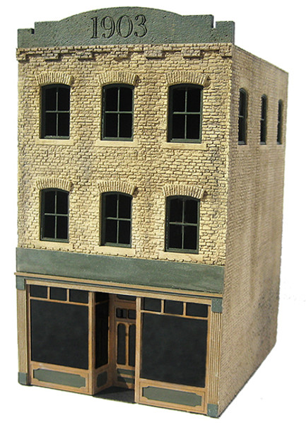 HO Scale - 3 Story Storefront Make It Your Own Kit