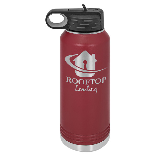 32 oz. Maroon Polar Camel Water Bottle