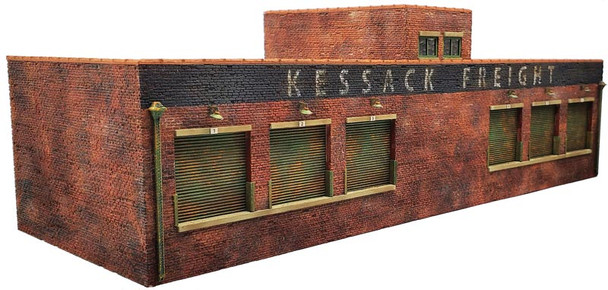 HO Scale - Kessack Freight Background Flat Kit