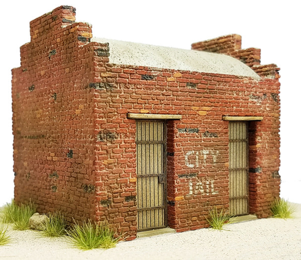 S Scale - Brick City Jail Kit