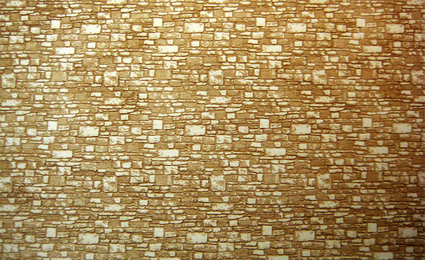 Small Mixed Cut Stone Interlocking Sheet 11.3" X 5.85" X 1/8"