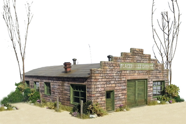 HO Scale - Placerville Garage Kit