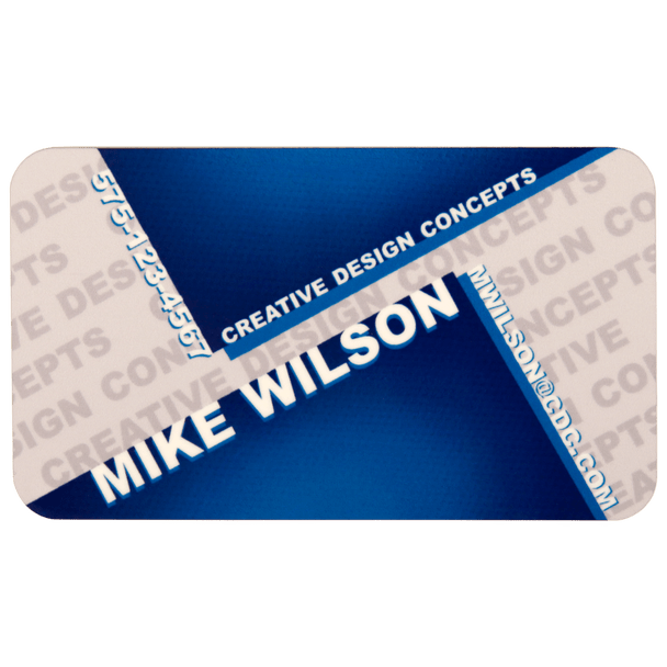 Name Badge 3"x1.5" FRP Material w/Magnetic Finding