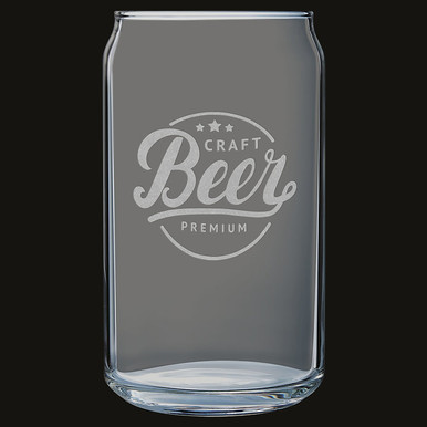 16 oz. Can Glass