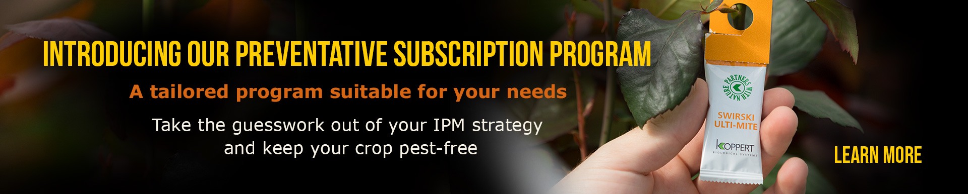 PREVENTATIVE SUBSCRIPTION PROGRAM