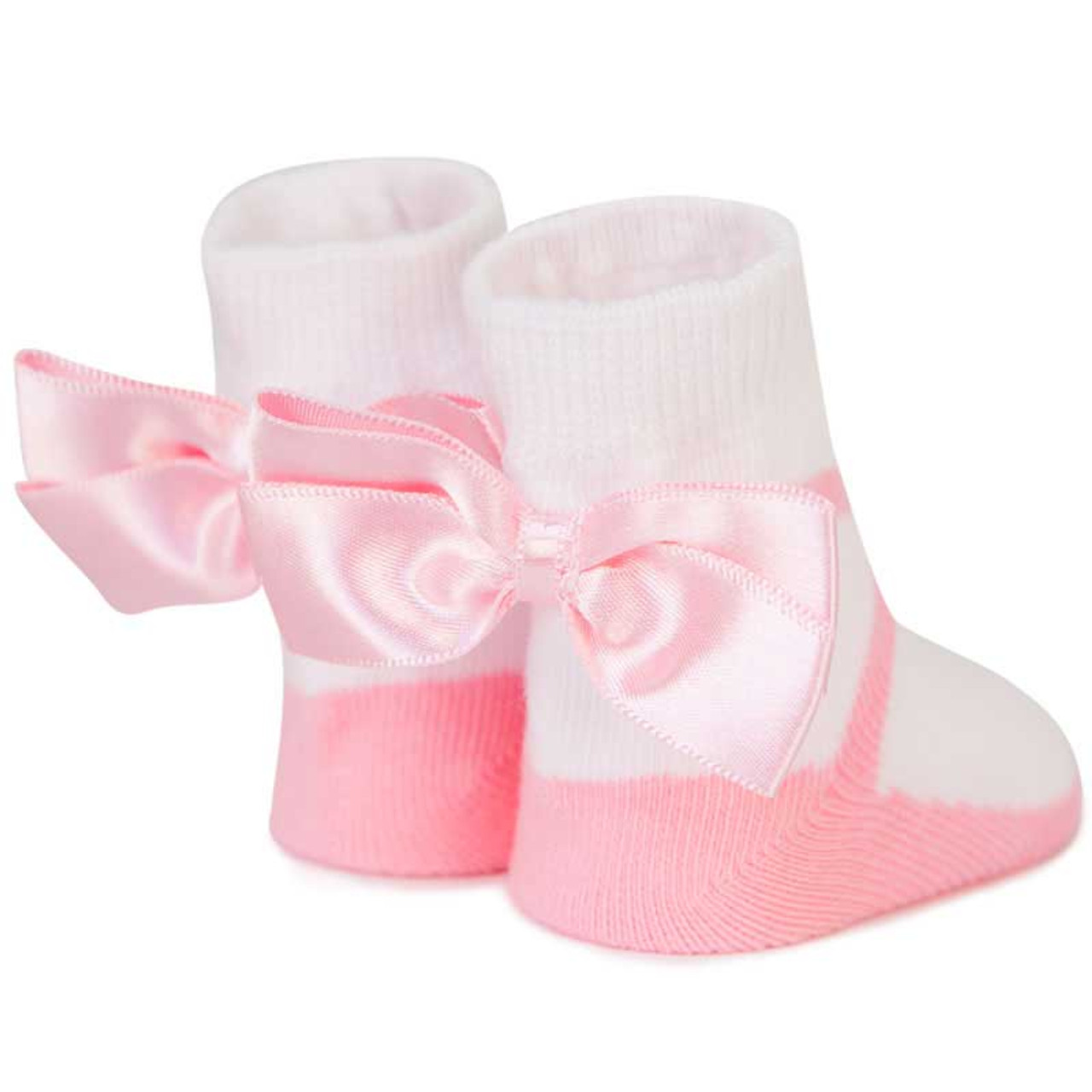 baby socks with bows