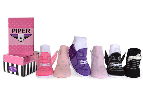 Trumpette Piper Socks, 0 - 12 Months, 6 Pack