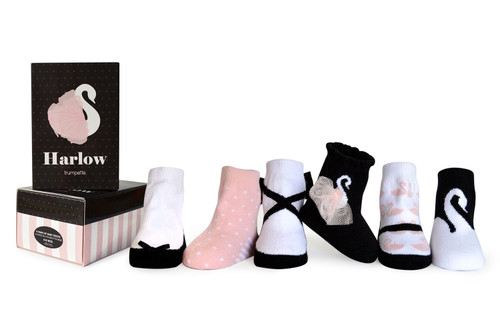 Trumpette Harlow Socks, 0 - 12 Months, 6 Pack