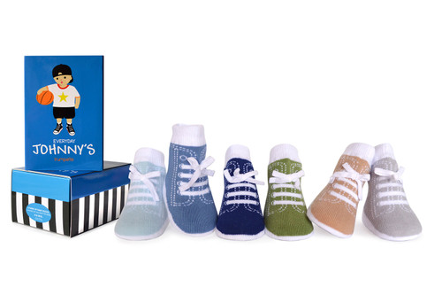 Trumpette Everyday Johnny's Socks, 0 - 12 Months, 6 Pack