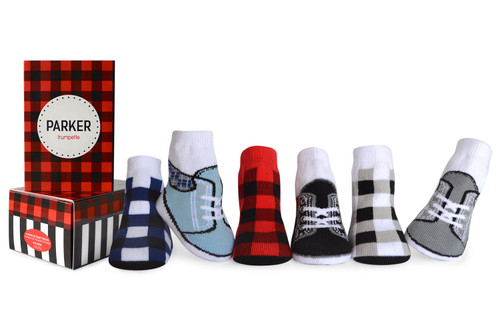 Trumpette Parker Socks, 0 -12 Months, 6 Pack