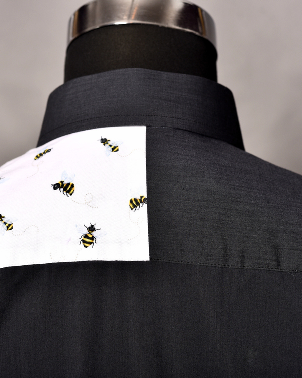 Bumblebee Button-Down Tuxedo Shirt