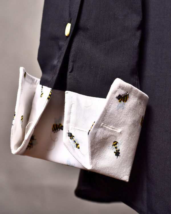 Bumblebee Button-Down Tuxedo Shirt