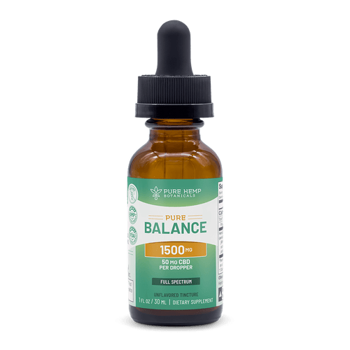 1,500mg Pure Balance Full Spectrum CBD Tinctures: Subscribe and Save