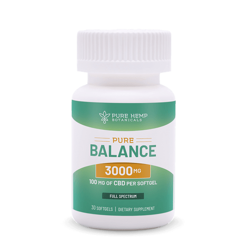 3,000mg Pure Balance CBD Softgels: Subscribe and Save