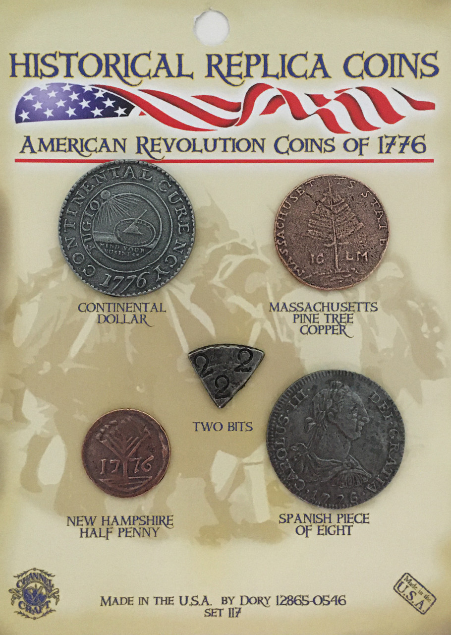✅アメリカ独立革命コイン レプリカセット 1776-1787 American Revolution Coin Set - DAR Shopping