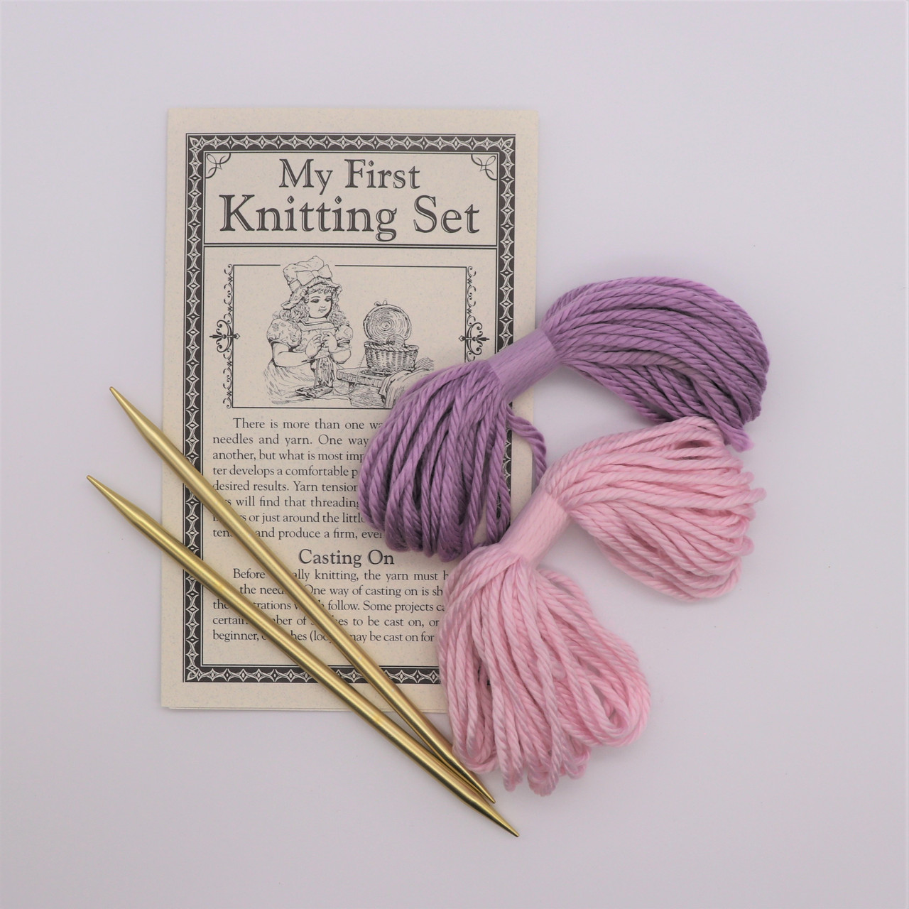 Historical Folk Toys Knitting for Kids - Beginners Knitting Kit