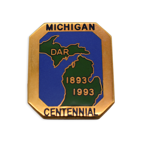 Michigan Centennial Pin