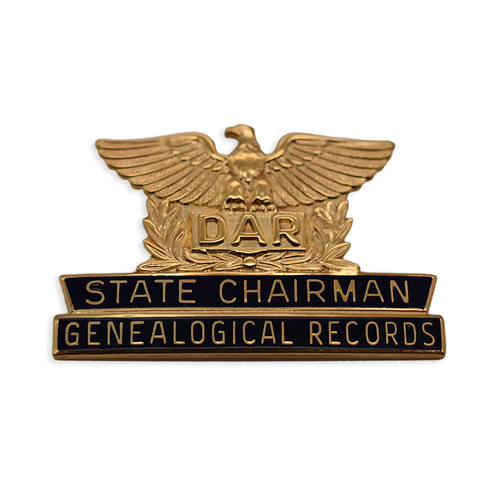 Genealogical Records State Chair of a National Committee
