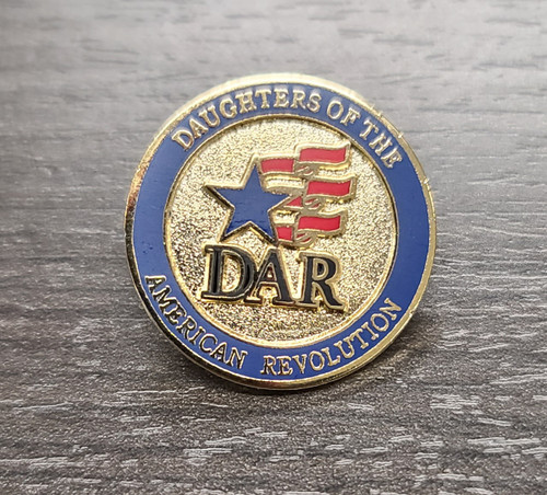 DAR Logo Circle Pin