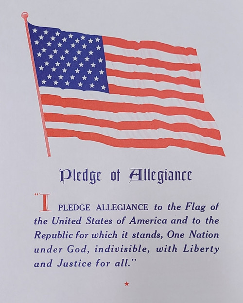 Pledge of Allegiance Poster