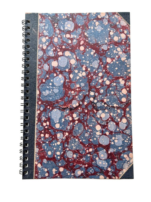 Endpaper Notebook Blue & Burgundy