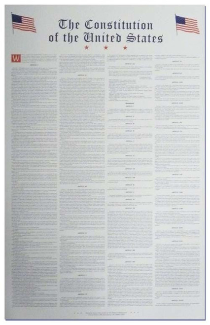 US Constitution Poster