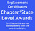 Replacement Certificate - Chapter/State Level