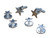 Silver Cufflinks & Studs Set Silver Cufflinks & Studs Set