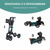 DualFold Easy Rollator - Rovera Groen